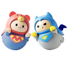 MDC 슈퍼베이비 배트베이비 오뚝이 장난감 / 출산 백일선물, 1개