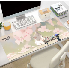 장패드 포근 캣일러스트 데스크매트, 1개, E타입