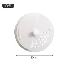 排水口防臭過濾網，適用於水槽地漏，有效過濾毛髮阻擋異味, 白色