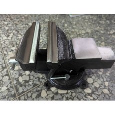 重型桌上型虎鉗 6吋 附旋轉底座 鉗工 DIY 工件組裝加工夾具, 1個