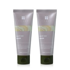 비알머드 릴리프 머드 마스크 110ml 1+1, 1개입, 2개