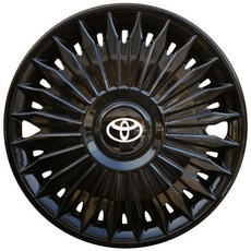 15인치 경차용 실주행 실버블랙 휠덮개 튜닝 휠커버 세트, 15인치 1011 올 블랙