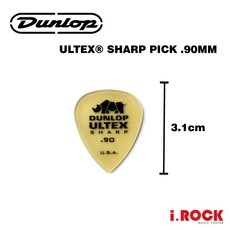 DUNLOP JAZZ III JP 系列 PICK 彈片 簽名 Andy 防滑 XL 鱷魚 犀牛 愛心 FLOW, 1個, Ultex Sharp 犀牛 -0.90