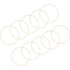 레브몰로 공예용 마크라메 10pcs 결혼식 파티 장식용 자수 후프 드림 캐처 및 수제 프로젝트용 화환 프레임 용품