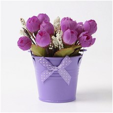 장미 미니 장식 인테리어 조화 테이블 정리 화분