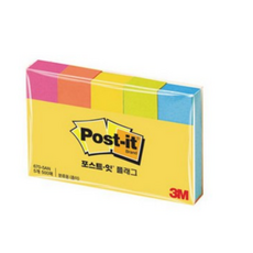 쓰리엠 플래그 스티커 670-5AN 5색 세트, 5개입, 3개