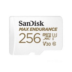 SanDisk 256G MAX ENDURANCE 極致耐寫度 MicroSDXC V30 U3 4K 監視器 記憶卡, 1個, 256GB
