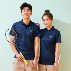 YONEX 中性款羽毛球短袖T恤 221TS041U 海軍藍