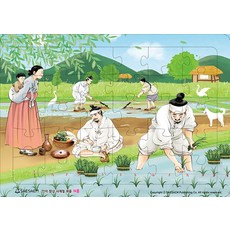 치매 예방 인지 향상 사계절 퍼즐 - 여름, 새샘