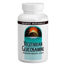 SOURCE NATURALS 無糖無麩質素食葡萄糖胺補充錠 750mg, 1個, 60 件