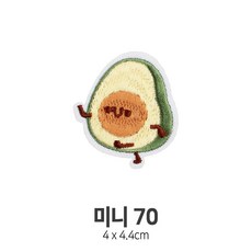 와펜 DIY 자수 패치 미니와펜 열부착식와펜, 10개, 미니와펜 패치 70