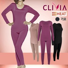 크리비아 LG4943S 베네치아 기모 내의 9부 세트