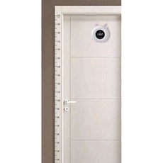 벽걸이 키재기 자동 높이 측정기, 핑크, 1