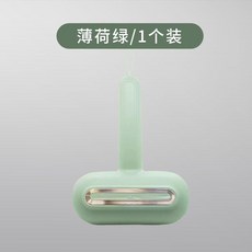 可重複利用水洗式衣服粘毛器 14cm寬 寵物毛髮清理神器, 綠色手柄粘毛器一個 全新升級, 1個