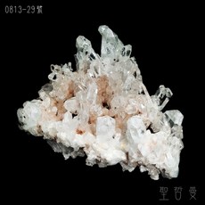哥倫比亞粉紅列木里亞晶簇共生斜綠泥石0813-29號 Lemurian/列木尼亞/雷姆尼亞, 1個