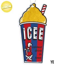 ICEE CUP 思樂冰 AIR FRESHENER LEMON 檸檬香調 香調 吊卡 / 香片 (1入) 化學原宿, 1個, ICEE CUP 檸檬香調