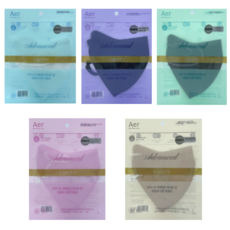 아에르 KF80 어드밴스드 라이트핏 마스크 베이지 대형 30매, 1개입, 30개