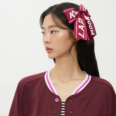 랩 LAP x KBO 키움히어로즈(원정) 레터링 리본핀 AR7GA342, 와인