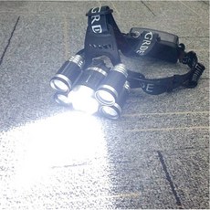 【送保護板鋰電池*2】5核心超亮光遠射頭燈 L2頭燈 全配組, 1個