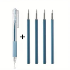 에어캡 절단기 5PCS 아트 유틸리티 나이프 펜 스크랩북 절단 도구 패키지 박스 오프너 학교 용품 DIY 공예, 04 Blue