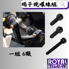【瘋螺絲】ROYAL 鈦合金螺絲 巴風特 端子鏡/端子鏡螺絲組/錐形螺絲 64鈦/正鈦/鈦合金螺絲 出貨附發票 帝王黑