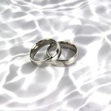 [GE가은스토어] 은색 써지컬스틸 티타늄반지 써지컬반지 써지컬커플링 볼드실버링