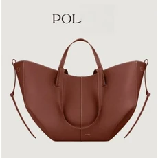 2026 여성용 대용량 겨드랑이 핸드백 빈티지 니치 클래식 윙백 오토바이 가방, 08 Cognac-L