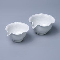백자 기본 3인 숙우, 흰색, 1, 1개