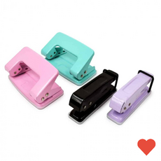 사무용 펀칭 구멍 계약서 펀치 펀칭기, 2구 민트, 1개, 1개