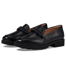 콜한 Cole Haan 여성용 Greta 로퍼 블랙 가죽