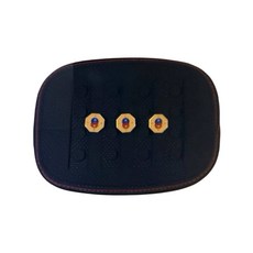 天祐德遠紅外線量子發熱腰墊 內置16顆磁石 舒緩腰部壓力 自行車安全護具, 1個, 黑色-磁石量子遠紅外線