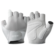 제이엔 여자 헬스장갑 웨이트 반장갑, 그레이