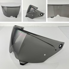 MF509 쉴드 호환 ILM MF509 MF510 헬멧 렌즈 선스크린 오토바이 헬멧 쉴드, Light Black-Day Night, 1개