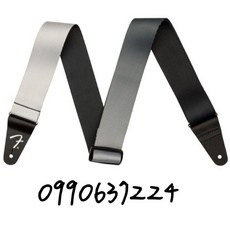 FENDER 0990637224 OMBRE系列 灰色 吉他背帶/貝斯背帶, 1個, 煙銀 0990637224