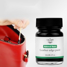 가죽 가방 지갑 리폼 오일 복원 레더 셀프 수선 페인트 벗겨짐 테두리 엣지, 09.미디엄 갈색(무광택)(사포+면봉), 1개