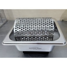 SOONLAND 不鏽鋼漢堡吐司奶油塗抹器 滾輪設計 均勻塗抹醬料, 1個, 奶油塗抹器