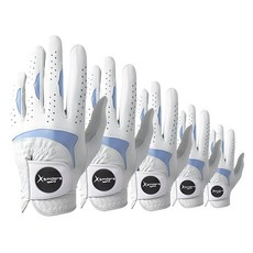 엑스스파이더스 남성용 양피 골프장갑 왼손용, 혼합색상, 5개