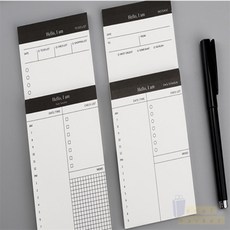 오늘상회 투두리스트 메모지 50매 플래너 뜯어쓰는, 체크형