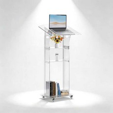 아크릴단상 테이블 행사 무대 사회자 테이블 스탠드, 아크릴 단상