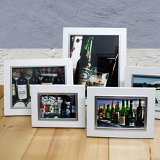 국내제작 공장직영 모든사진이 돋보임 유리포함 사진액자 (A23)심플화이트, A3크기