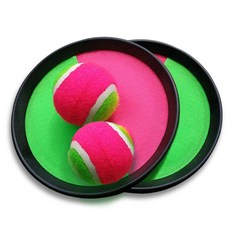 실내외 공놀이 캐치볼세트, 1개, 혼합색상