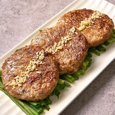 하영이네떡갈비(정책) 전주 하영이네순한맛 수제떡갈비 120g25팩 (총 3kg), 1, 1, 1