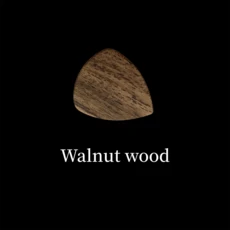 Miwayer 1 Pcs 나무 기타 전기 어쿠스틱 또는 베이스 기타 용 목재 Plectrums 올리브 우드 로즈 우드 호두 나무, [01] Walnut wood, 1개