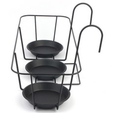 SOKIM 튼튼한 화분걸이 베란다걸이, 사각 - 소