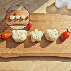 쌍문상회 지금 필요한 캐릭터도시락 틀 주먹밥만들기 3종 미니 주먹밥틀 데코 일본 도시락 주먹밥 꾸미기 소풍 31872EA, 본상품