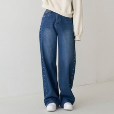 피핀 맥시 와이드 찡 데님 팬츠 #710672 489767