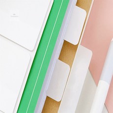 미소디자인 반투명 인덱스 북마크, 2inch