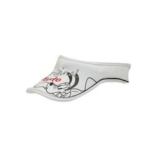 디즈니골프 디즈니골프 남성 캐릭터 라인 선바이저 캡 DL2MAC033, 1개, 화이트(WH)