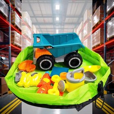 장난감 파우치 소 아기방꾸미기 소품 베란다 폴딩 바구니 인형