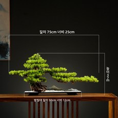 XFD 바이오닉 리얼 영객 송록식 현관 인테리어 아이디어 신중식 사무실 거실 분재 호텔 인테리어, 1개, 측백나무